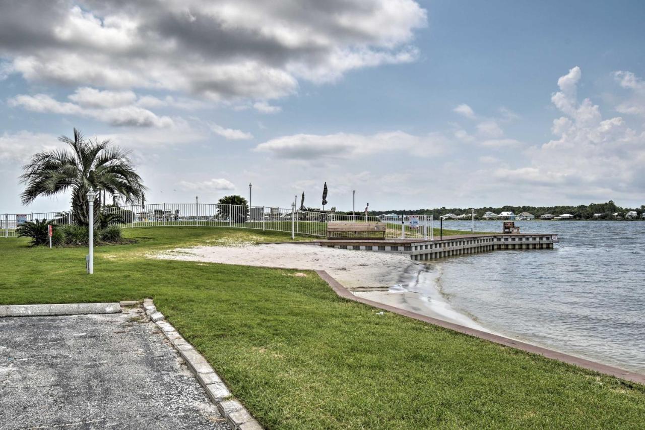 Waterfront Gulf Shores Condo With Patio, Pier And Pool Exterior foto