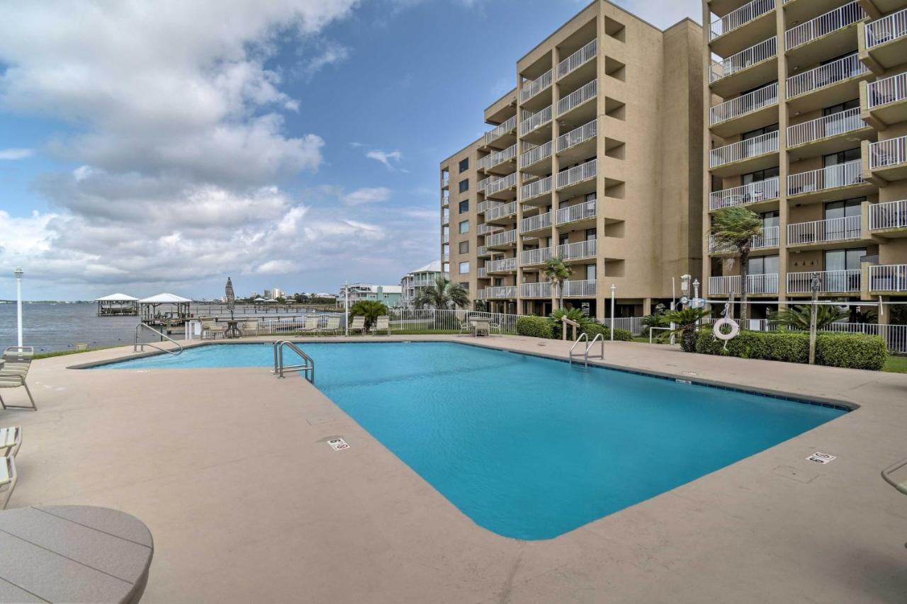 Waterfront Gulf Shores Condo With Patio, Pier And Pool Exterior foto